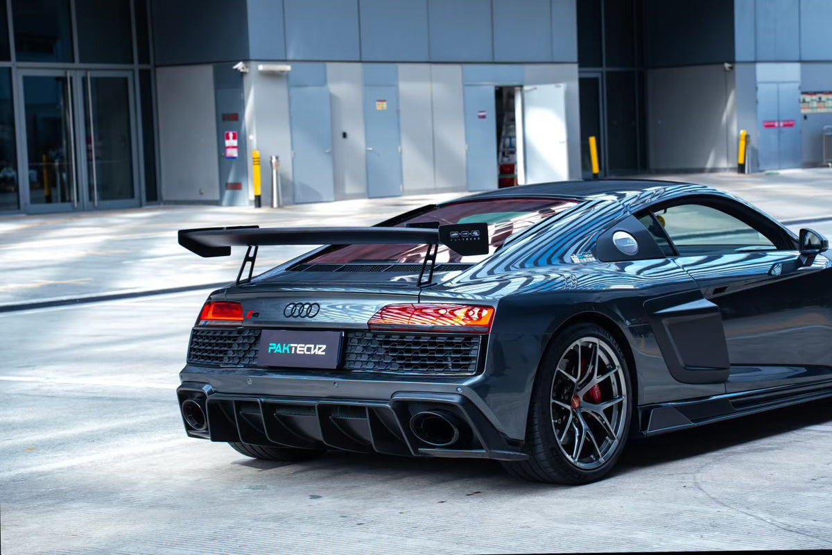 Diffuseur arrière en fibre de carbone Paktechz Design pour Audi R8 (2019-2023) 