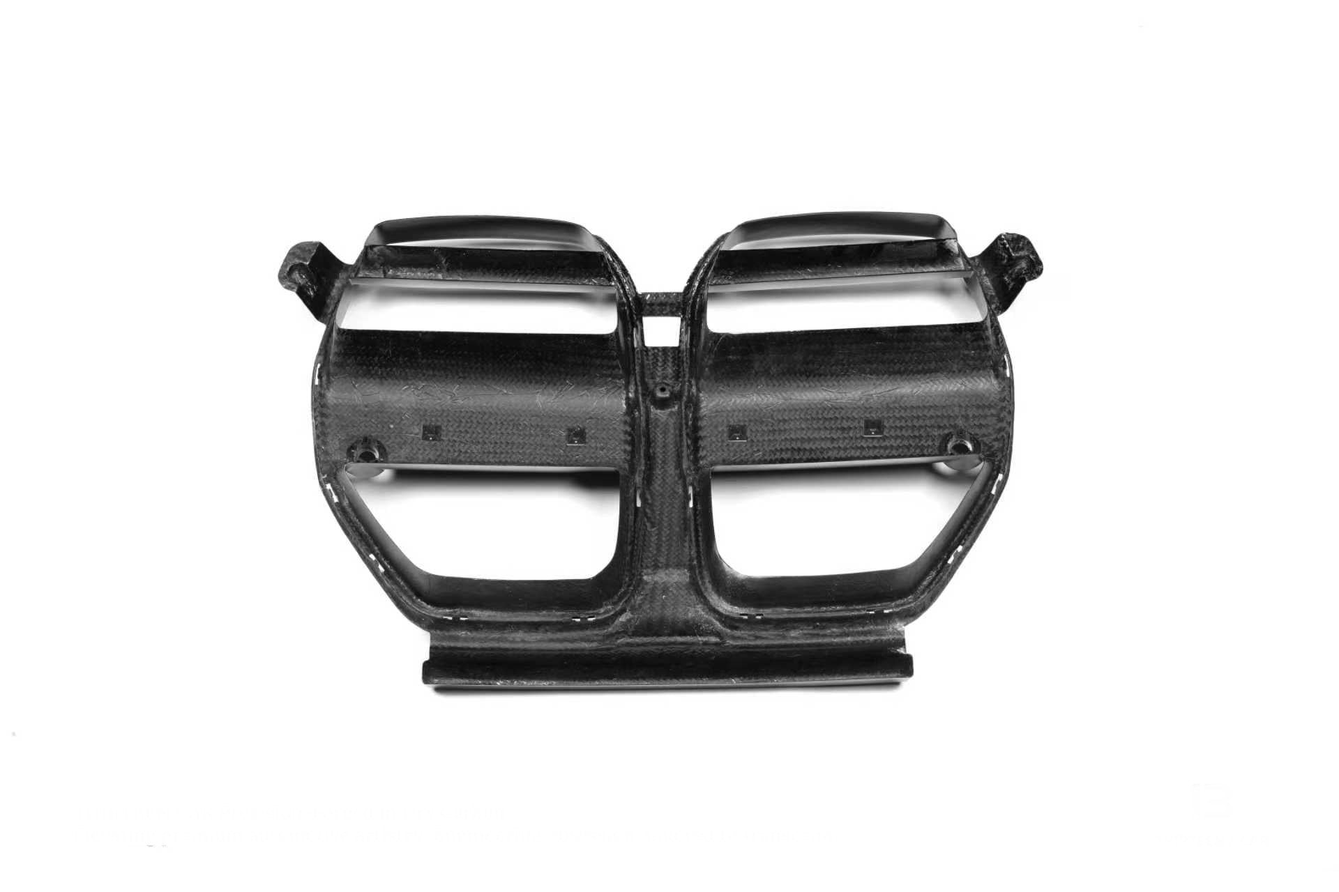 BMW M3 M4 Carbon Fiber V Style Front Grille 2021-26 G80 G81 G82 G83