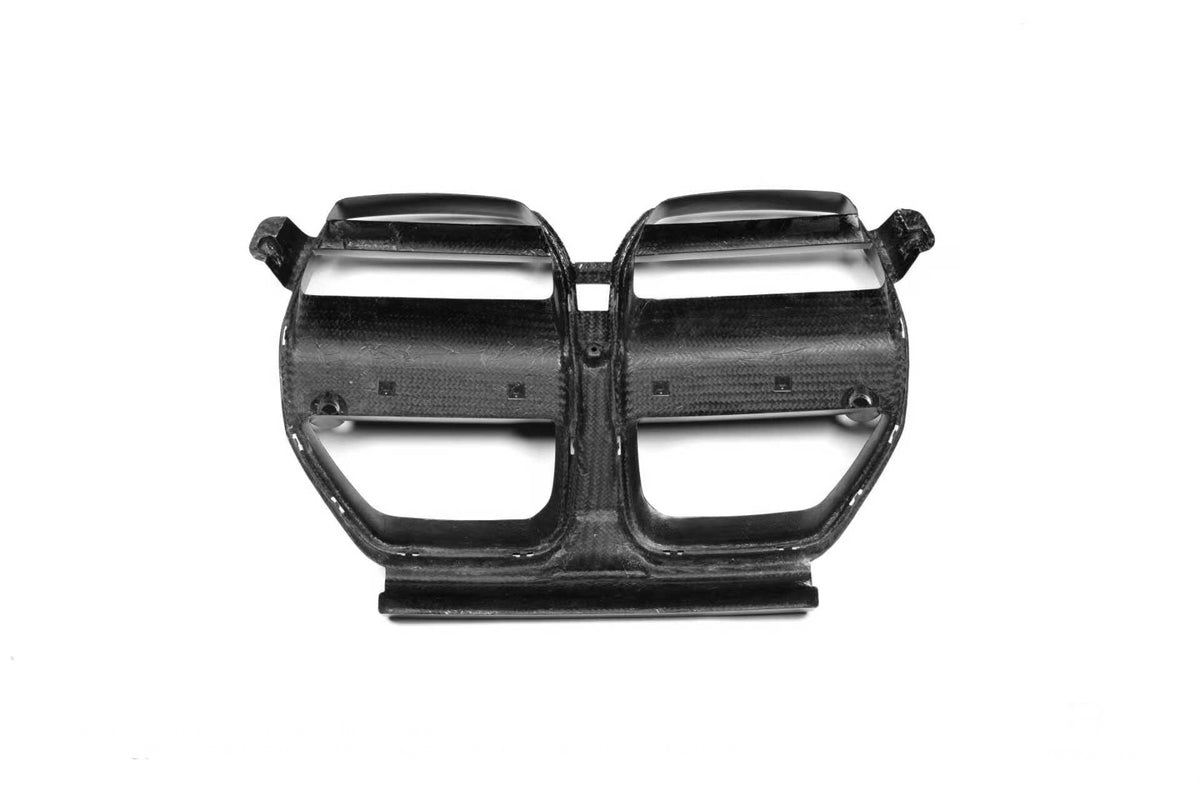 BMW M3 M4 Carbon Fiber V Style Front Grille 2021-26 G80 G81 G82 G83