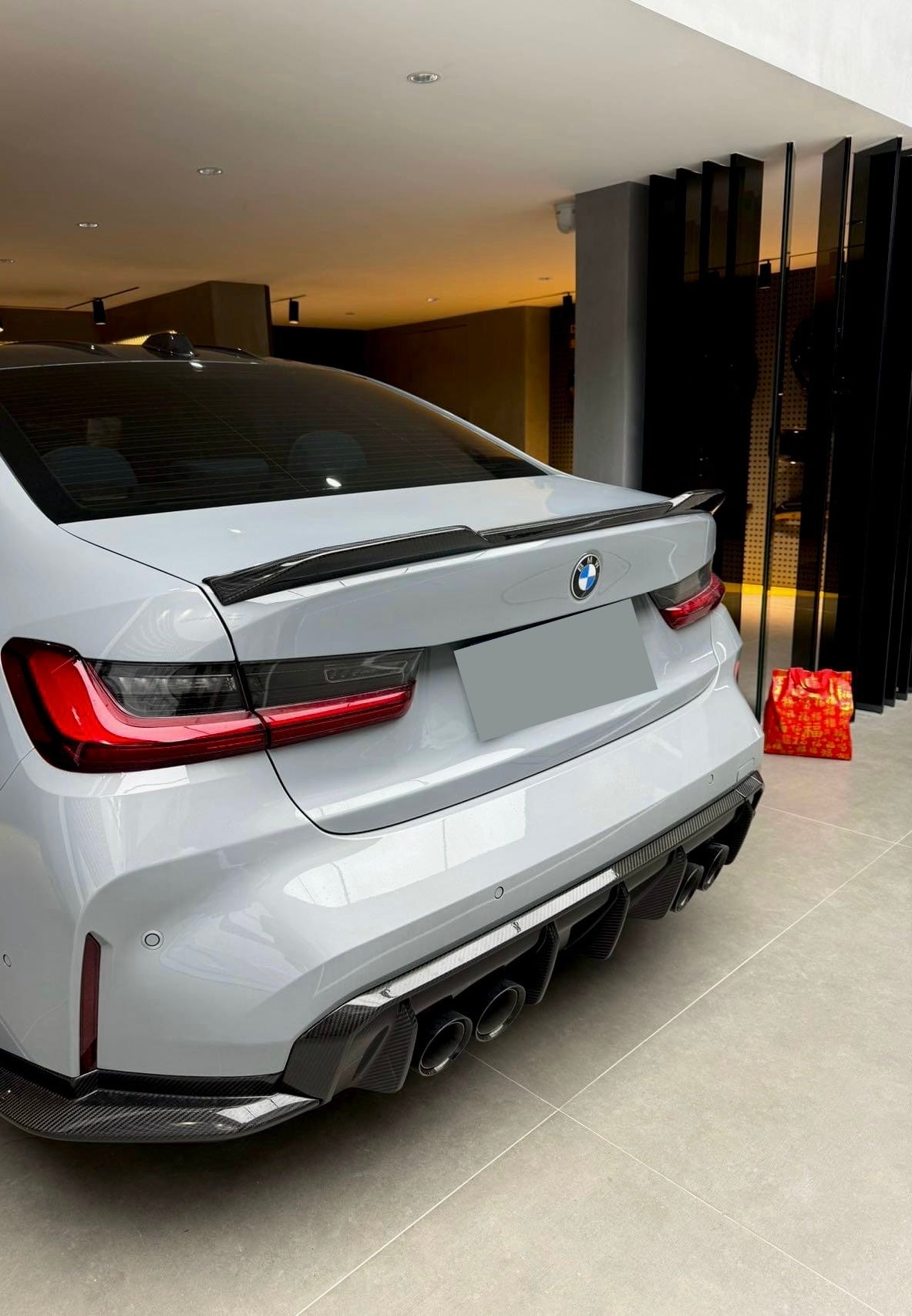 BMW M3 M4 Carbon Fiber OEM Style Rear Diffuser 2021-26 G80 G81 G82 G83