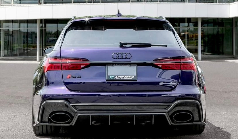 Audi RS6 RS7 C8 Paktechz Design Carbon Fiber Rear Diffuser 2019-2026