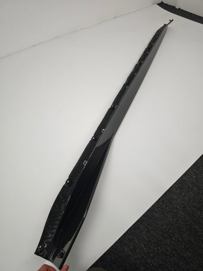 Bas de caisse style M Performance en fibre de carbone sèche pour BMW G83/G82 M4 (à partir de 2021) 