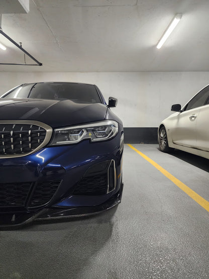 BMW G20 G21 Carbon Fiber Front Lip TAKD Style Pre Facelift 19-22 M Sport