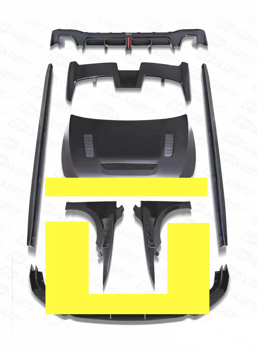 Volkswagen Golf GTI/R MK8 Dry Carbon Fiber Fenders CMST Design 2022+