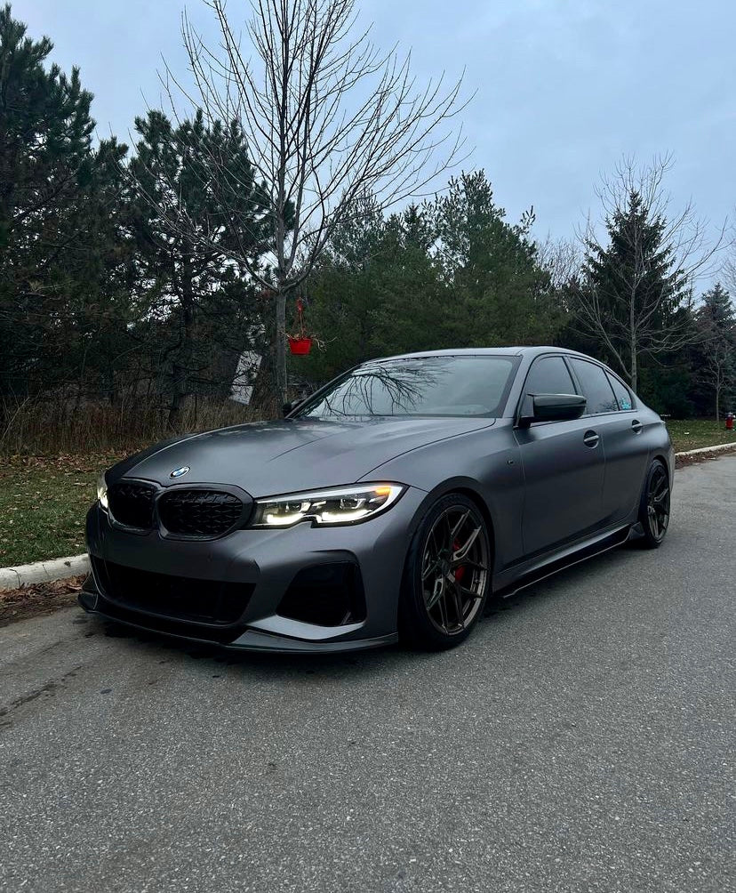 BMW 3 Series Carbon Fiber Side Skirts Wide Type G20/G21 LCI/Pre 19-25