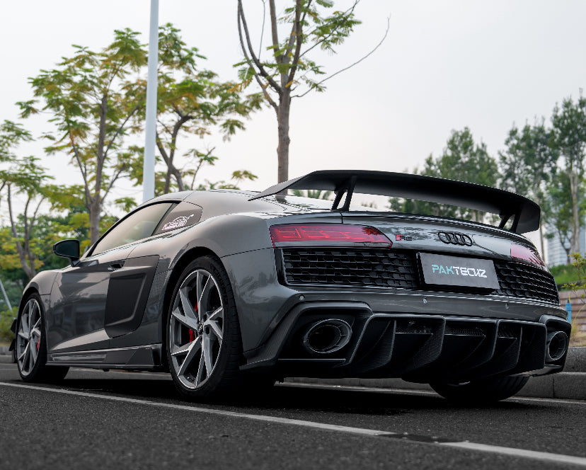 Audi R8 Paktechz Design Carbon Fiber Rear Diffuser 2019-2024
