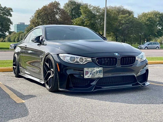 BMW M3 M4 Carbon Fiber Front Lip F80 F82 F83 VRS Style 2014-2020