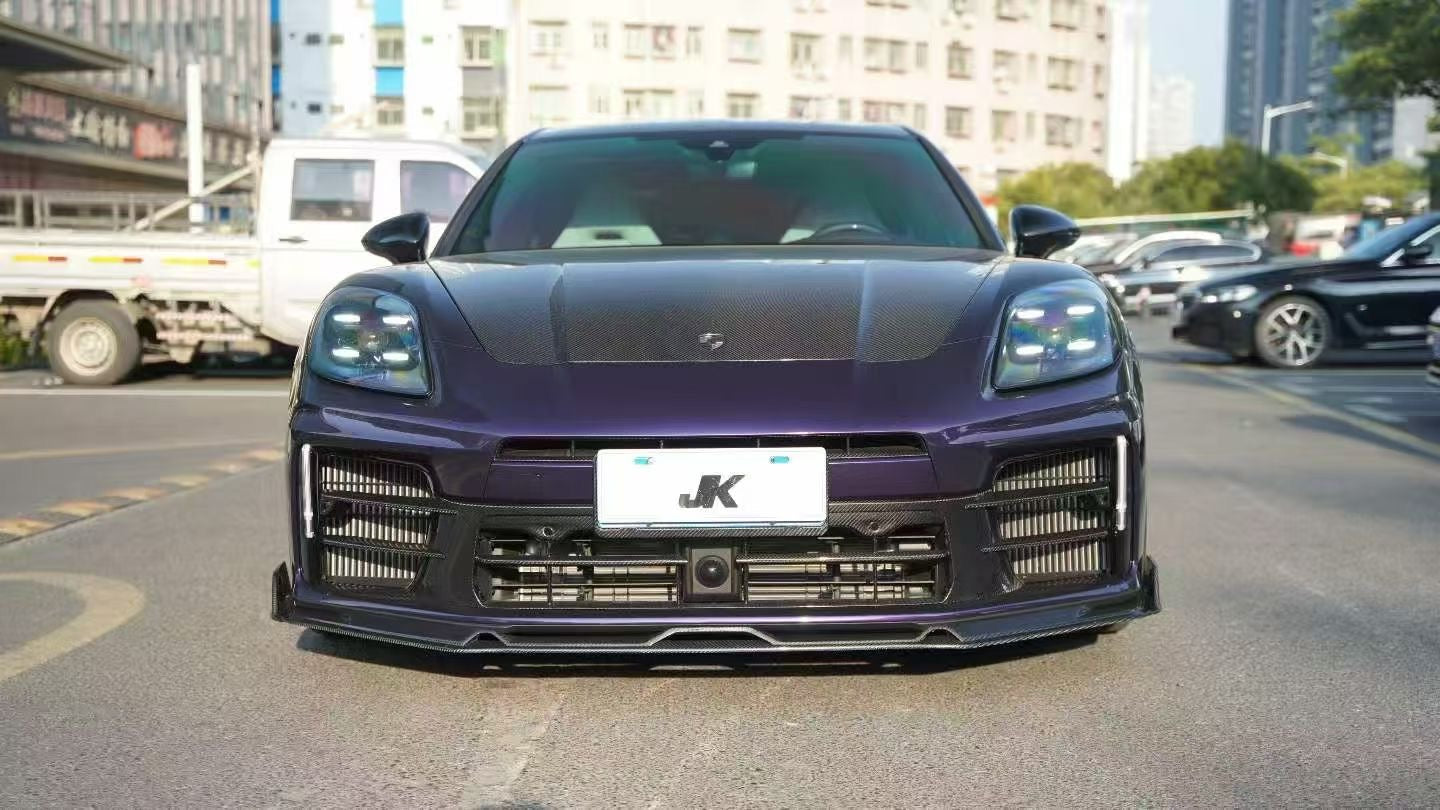Porsche Panamera 976 Carbon Fiber Front Lip AE Design 2024-2026