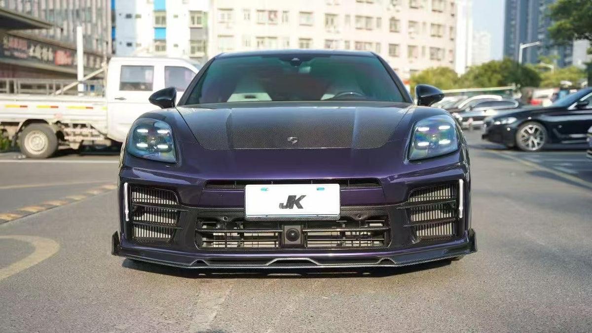 Porsche Panamera 976 Carbon Fiber Front Lip AE Design 2024-2026