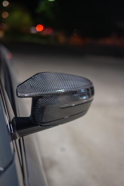 BMW M3 M4 Carbon Fiber Mirror Caps 2021-26 G80 G81 G82 G83
