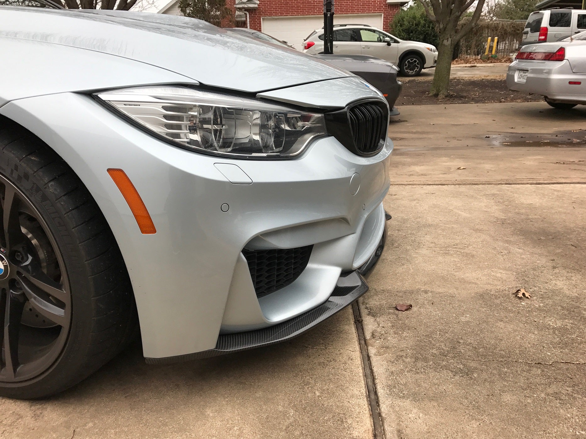 BMW M3 M4 Carbon Fiber Front Lip F80 F82 F83 CS Style 2014-2020