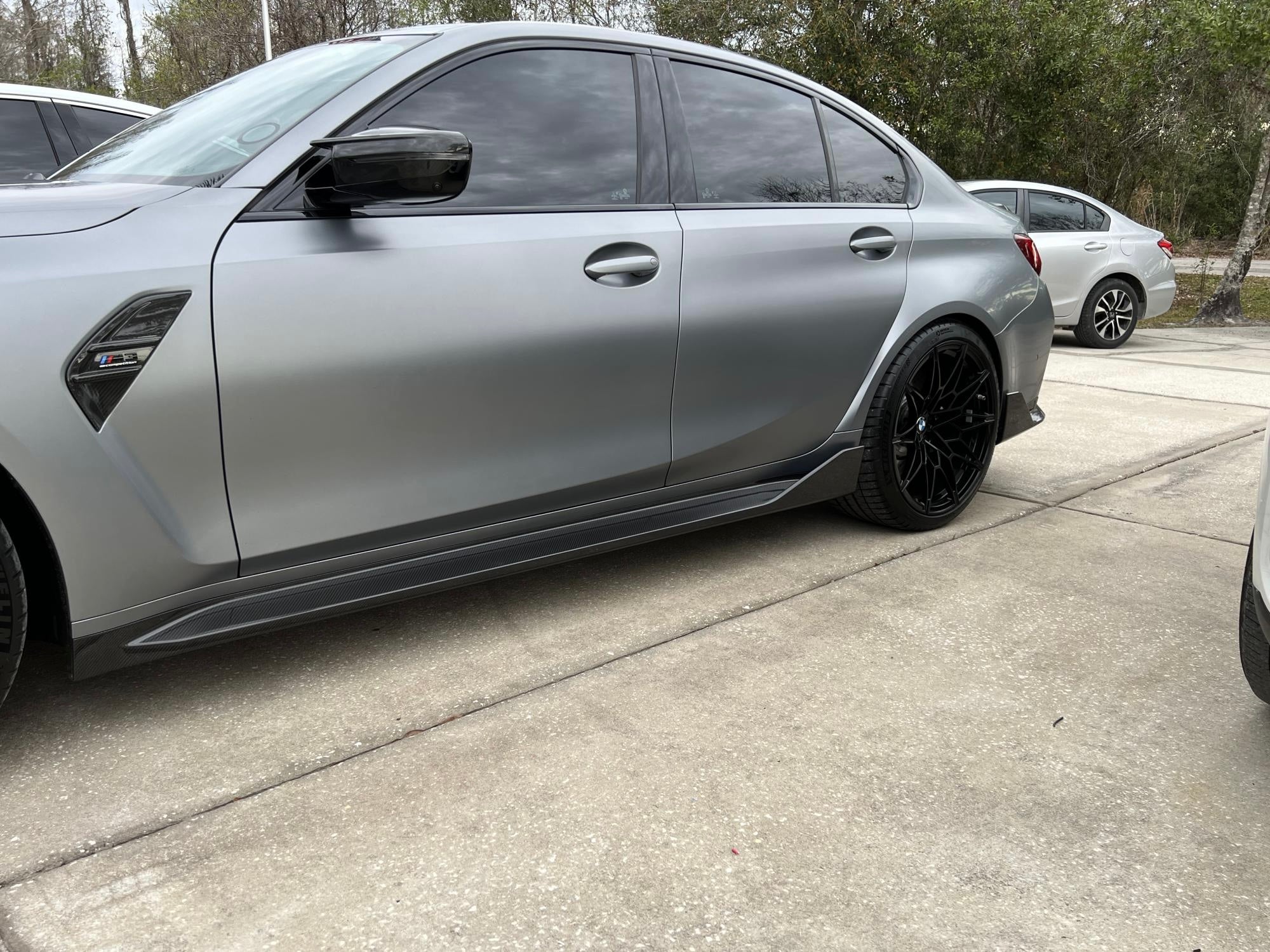 BMW M3 Carbon Fiber Side Skirts G80/G81 M Performance Style 2021–2026