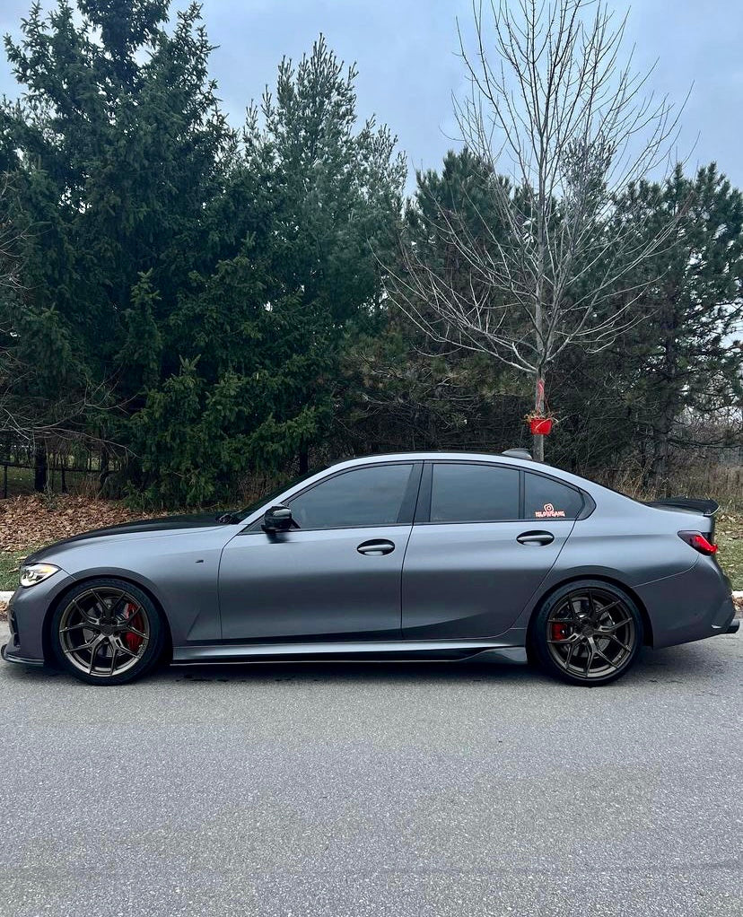 BMW 3 Series Carbon Fiber Side Skirts Wide Type G20/G21 LCI/Pre 19-25