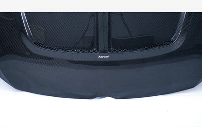 Capot en fibre de carbone sèche Karbel Design pour Volkswagen Golf GTI et Golf R MK7 MK7.5 (2013-2021) 