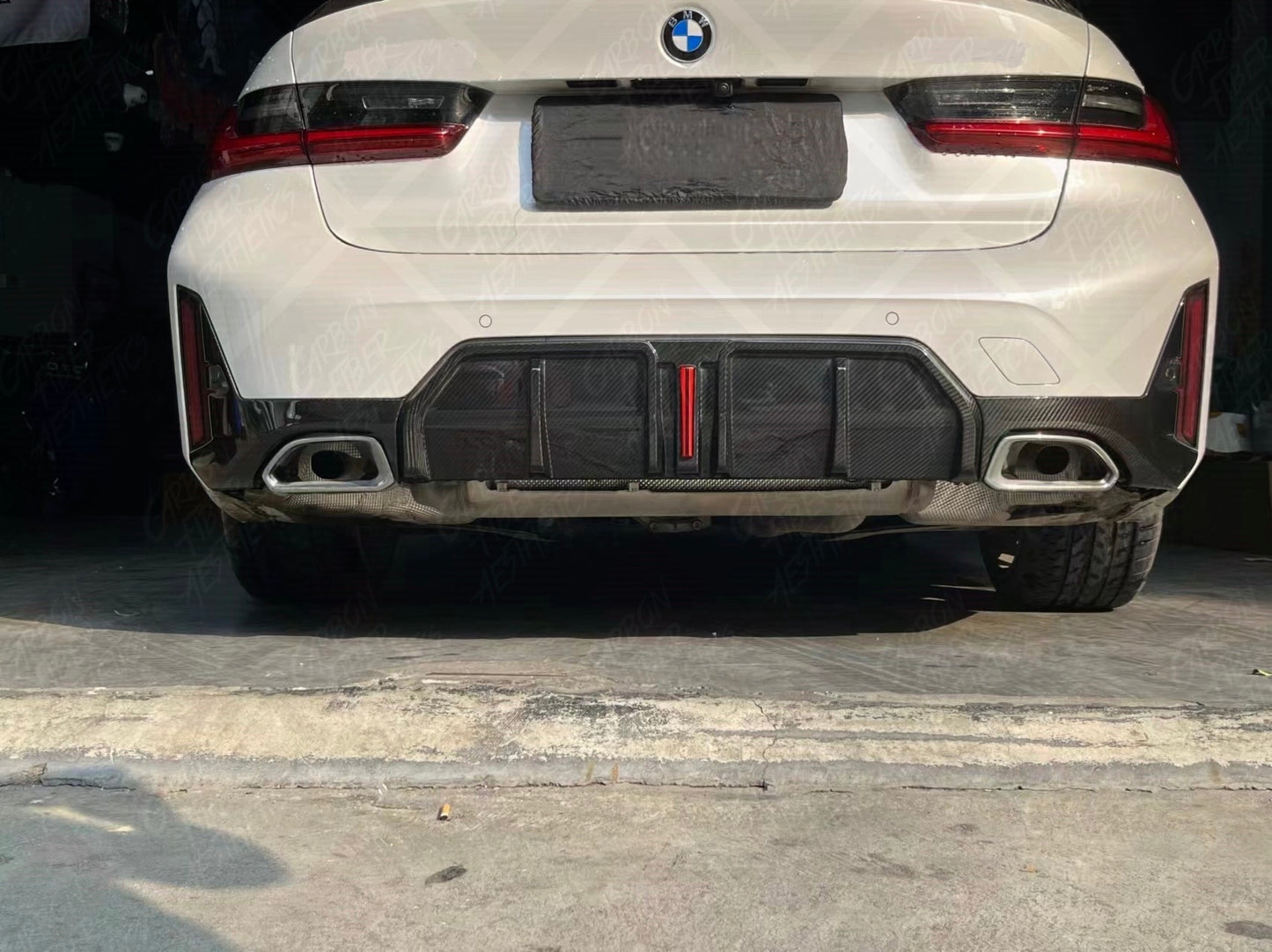 BMW G20 3 Series M340 330 TAKD Design Dry Carbon Fiber Rear Diffuser V1 Style ( Facelift/LCI )