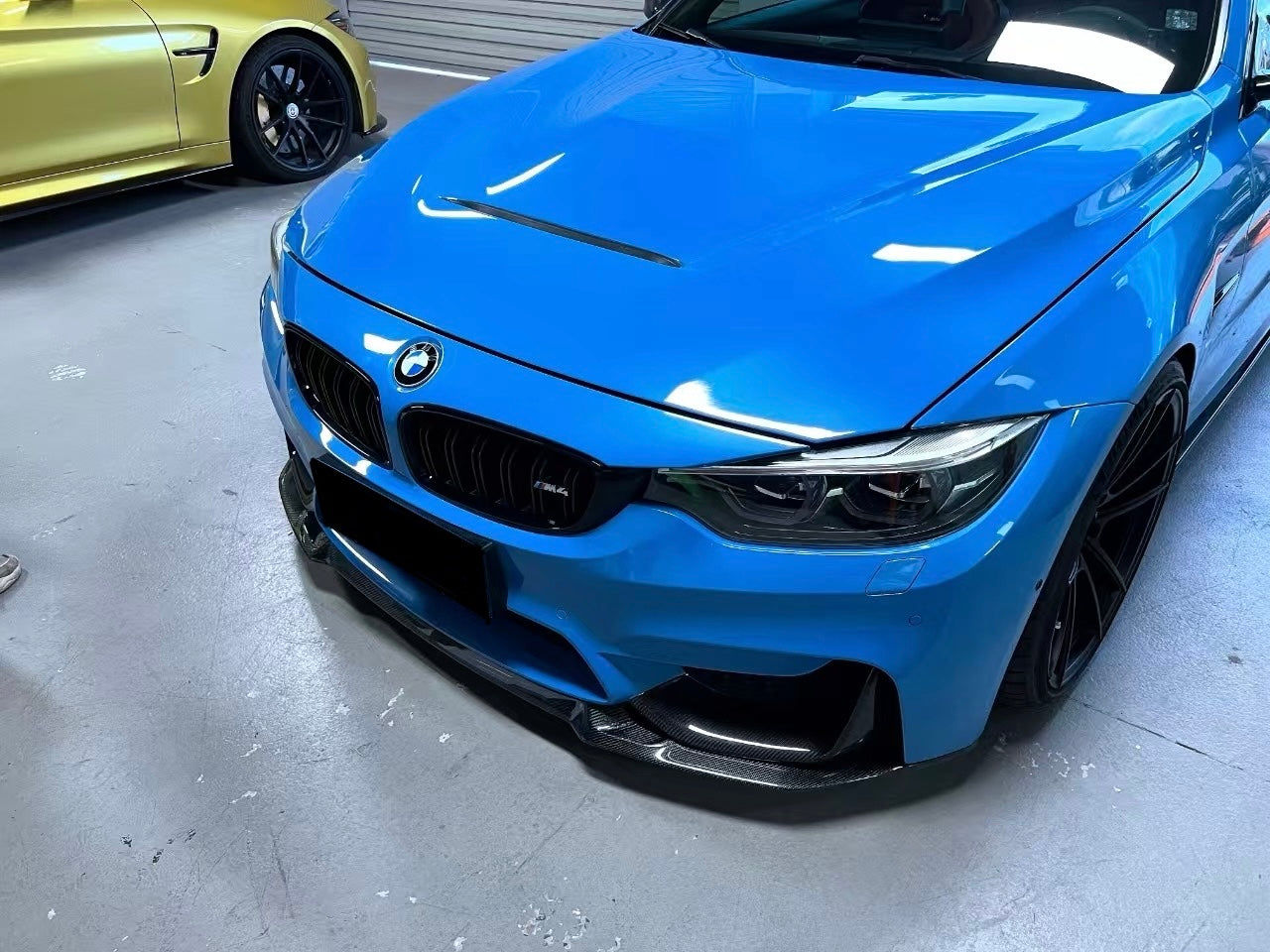 BMW M3 M4 Carbon Fiber Front Lip F80 F82 F83 CS Style 2014-2020