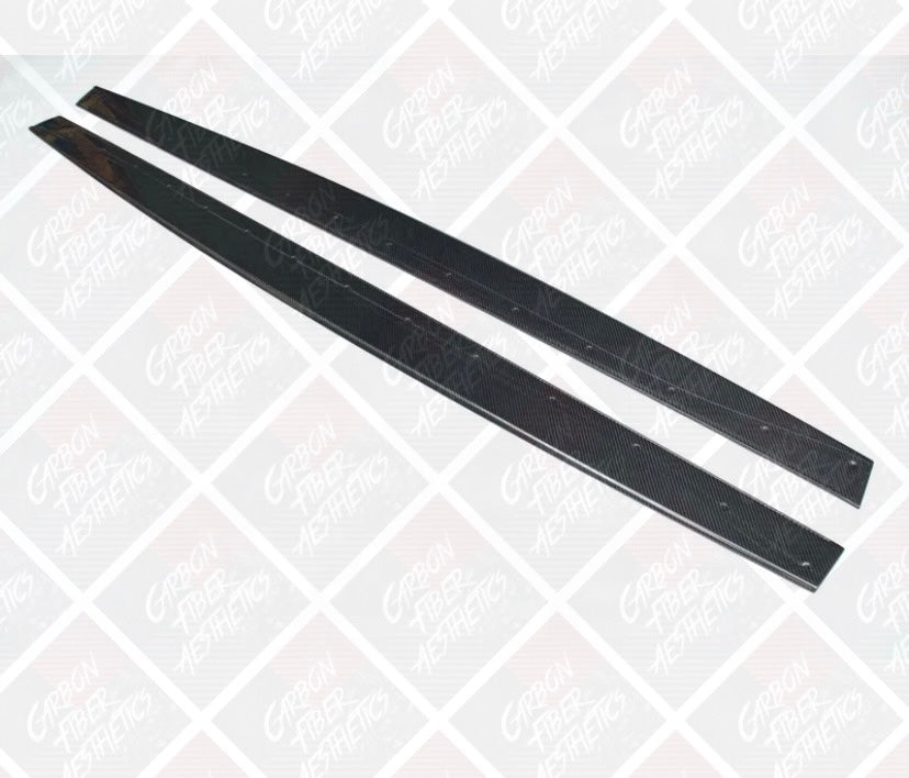 BMW F82 F83 M4 & F80 M3 M Performance Style Carbon Fiber Side Skirts