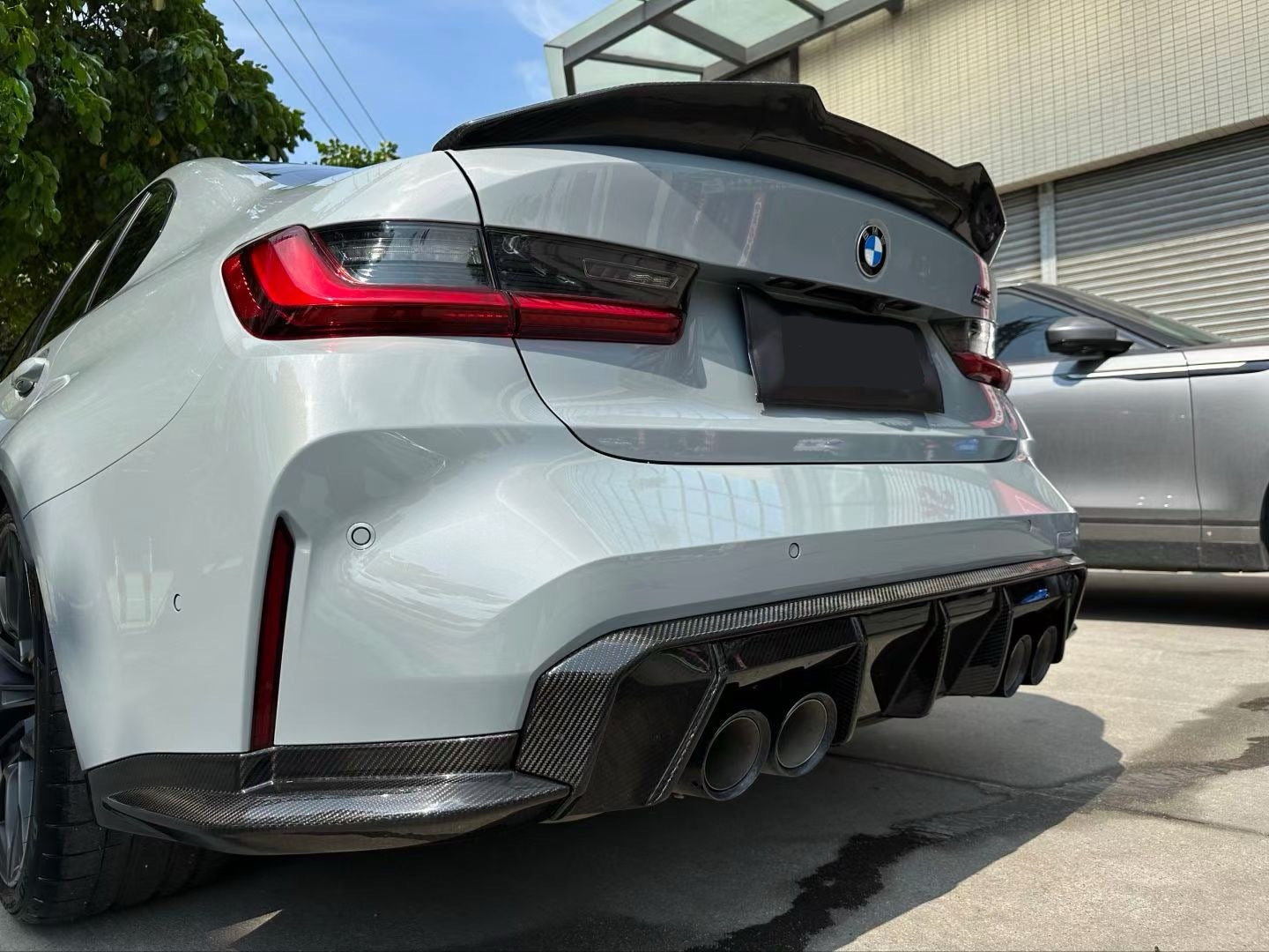 BMW M3 M4 Carbon Fiber MP Style Rear Diffuser 2021-26 G80 G81 G82 G83