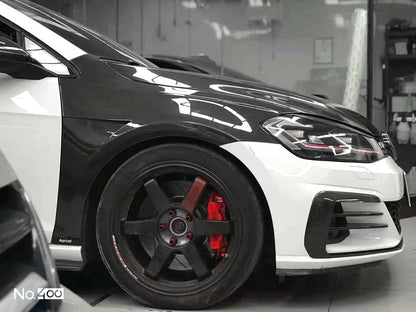 Ailes en fibre de carbone sèche Karbel Design pour Volkswagen Golf 7.5 GTI/R MK7.5 (à partir de 2017) 