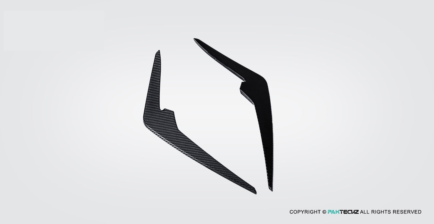 Audi RS6 RS7 C8 Paktechz Design Carbon Fiber Front Canards 2019-2026