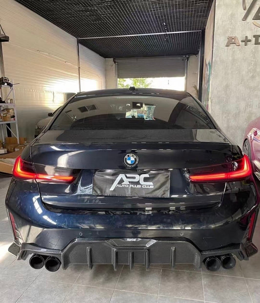 BMW G20 3 Series M340 330 Karbel Design Dry Carbon Fiber Rear Diffuser ( Facelift / LCI ) V1