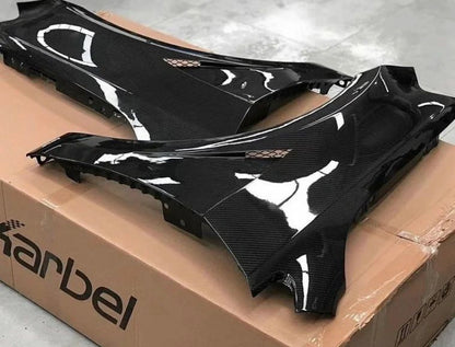 Ailes en fibre de carbone sèche Karbel Design pour Volkswagen Golf 7.5 GTI/R MK7.5 (à partir de 2017) 