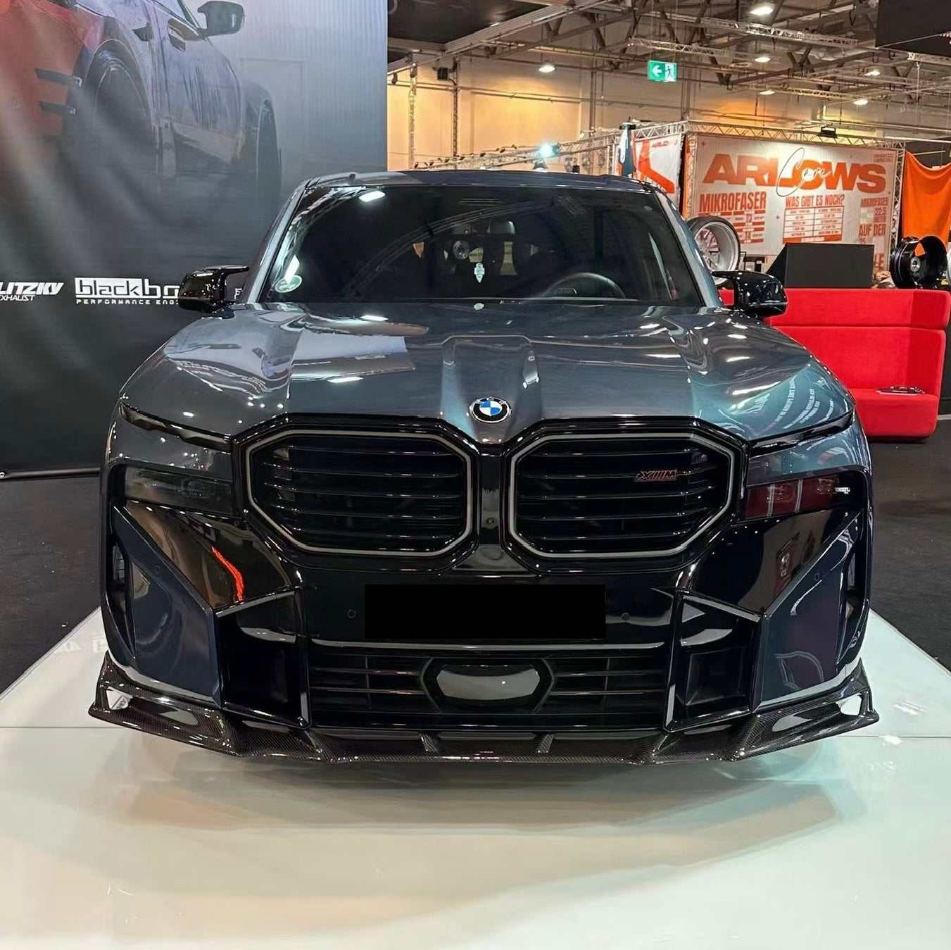 BMW G09 XM Carbon Fiber Front Lip AE Design 2023-2026
