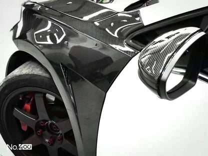 Ailes en fibre de carbone sèche Karbel Design pour Volkswagen Golf 7.5 GTI/R MK7.5 (à partir de 2017) 
