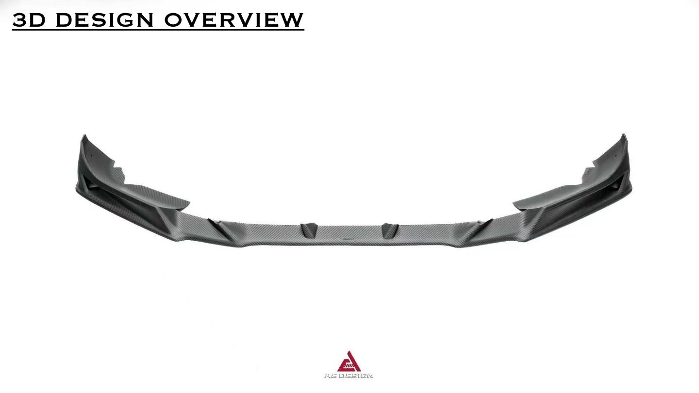 BMW G09 XM Carbon Fiber Front Lip AE Design 2023-2026