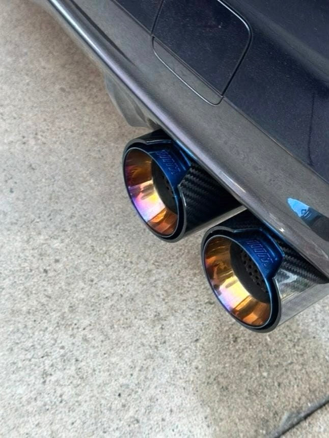 BMW G42 M240i G20 M340i G22 M440i Carbon Fiber Exhaust Tips Quad Tips 2019-2024 Pre Lci and Lci