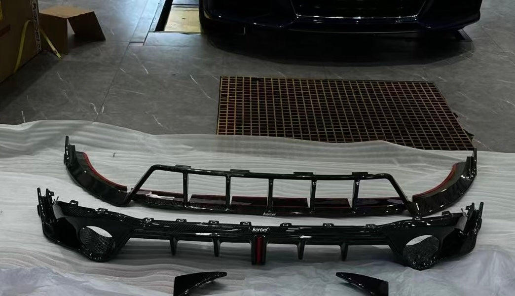 Volkswagen Golf 8 GTI Carbon Fiber Front Lip Karbel Design MK8 2020-24