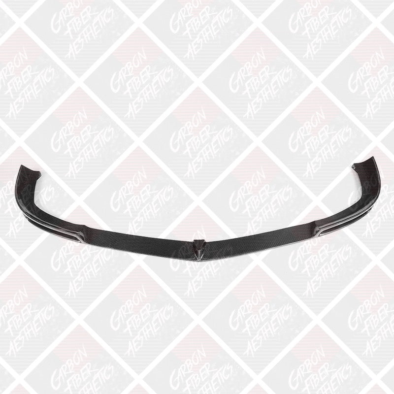 Mercedes Benz W204 C63 Carbon Fiber Rear V Style Front Lip ( Facelift )