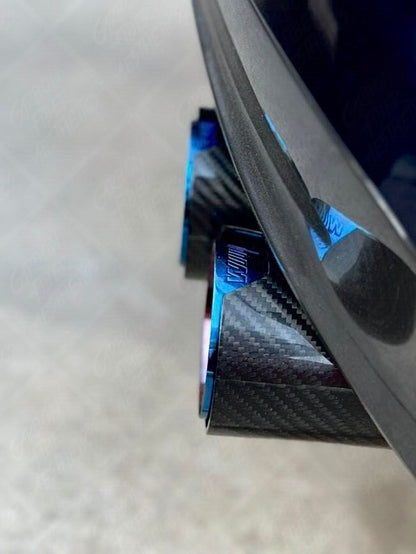 BMW G42 M240i G20 M340i G22 M440i Carbon Fiber Exhaust Tips Quad Tips 2019-2024 Pre Facelift and Facelift