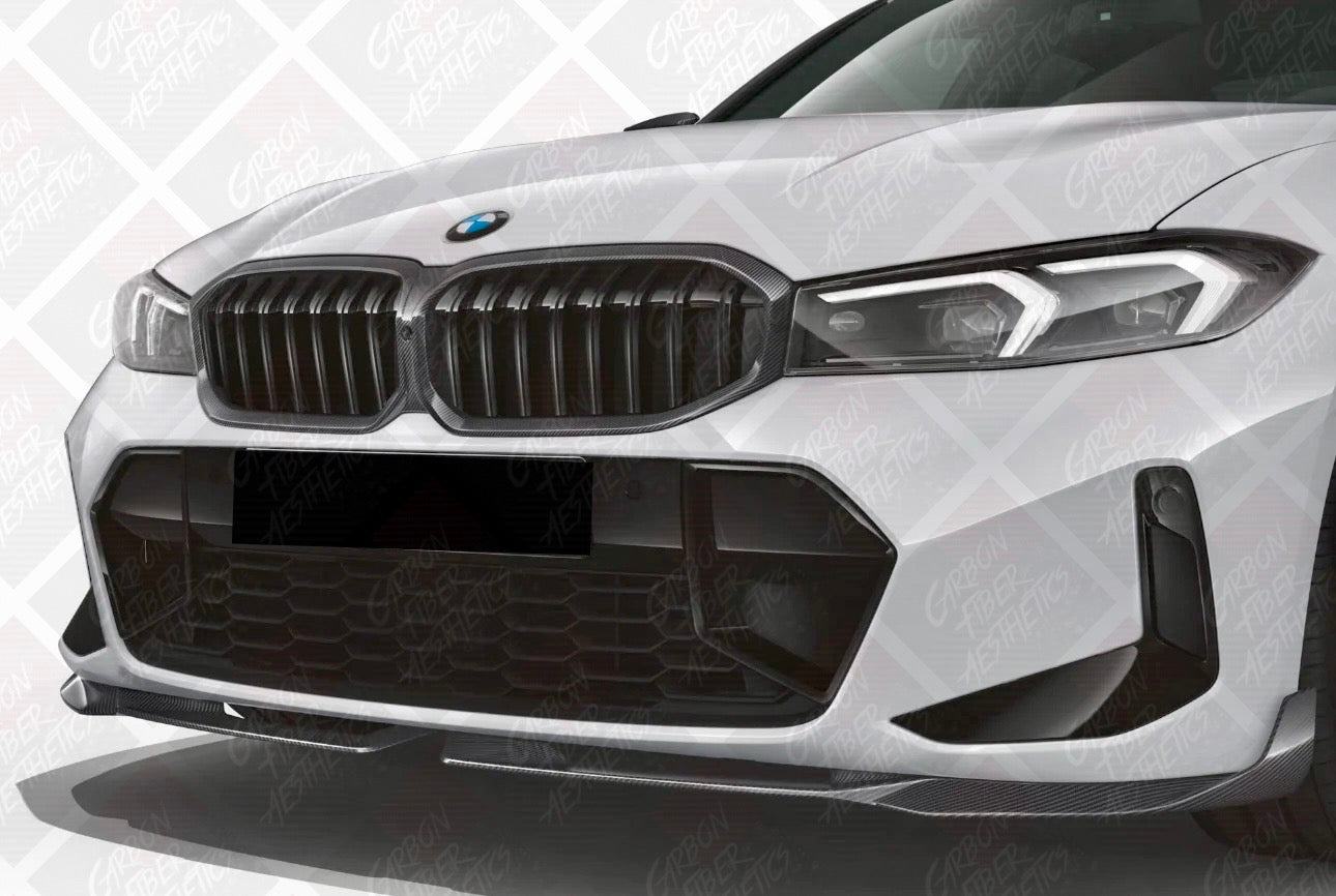 BMW G20 3 Series M340 330 M Performance Style Carbon Fiber Front Lip ( Facelift / LCI )