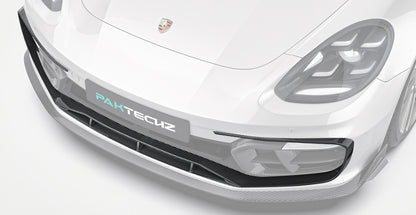 Pare-chocs avant en fibre de carbone Porsche Panamera 971 restylée, design Paktechz 