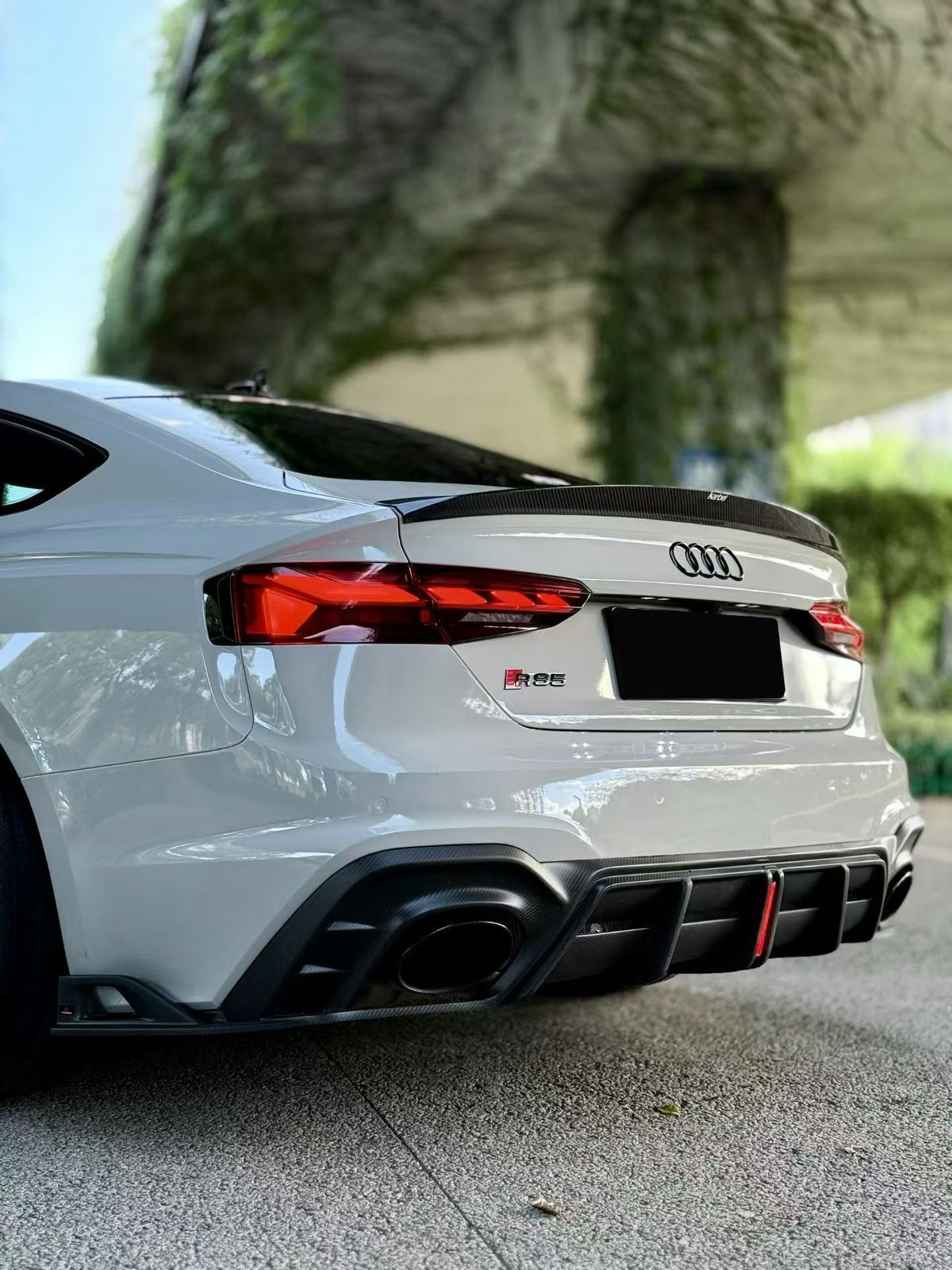 Audi B9.5 RS5 Carbon Fiber Rear Diffuser/Canards AE Design 2020-2025