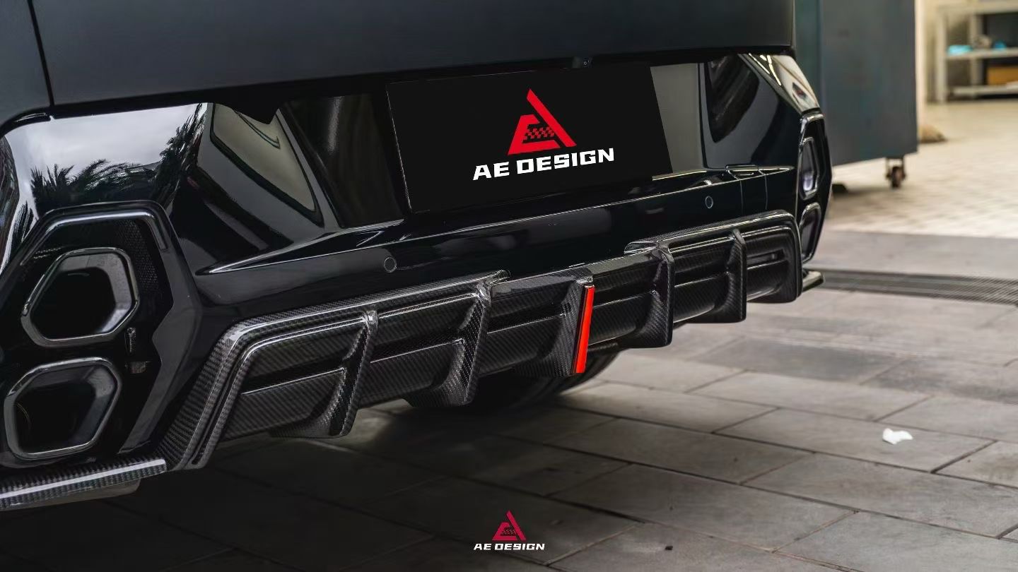 BMW G09 XM Carbon Fiber Rear Diffuser/Canaeds AE Design 2023-2026
