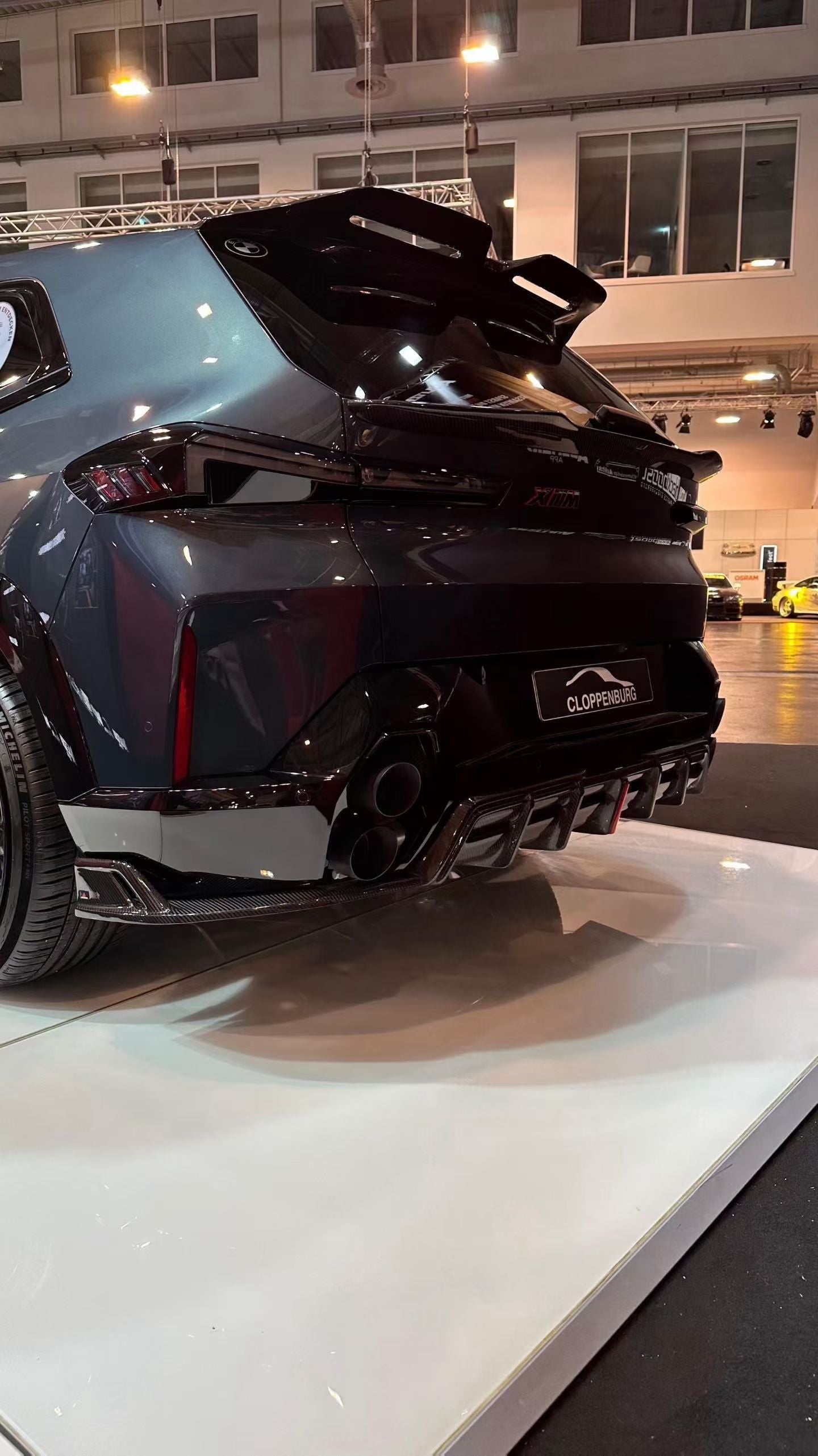 BMW G09 XM Carbon Fiber Rear Diffuser/Canaeds AE Design 2023-2026