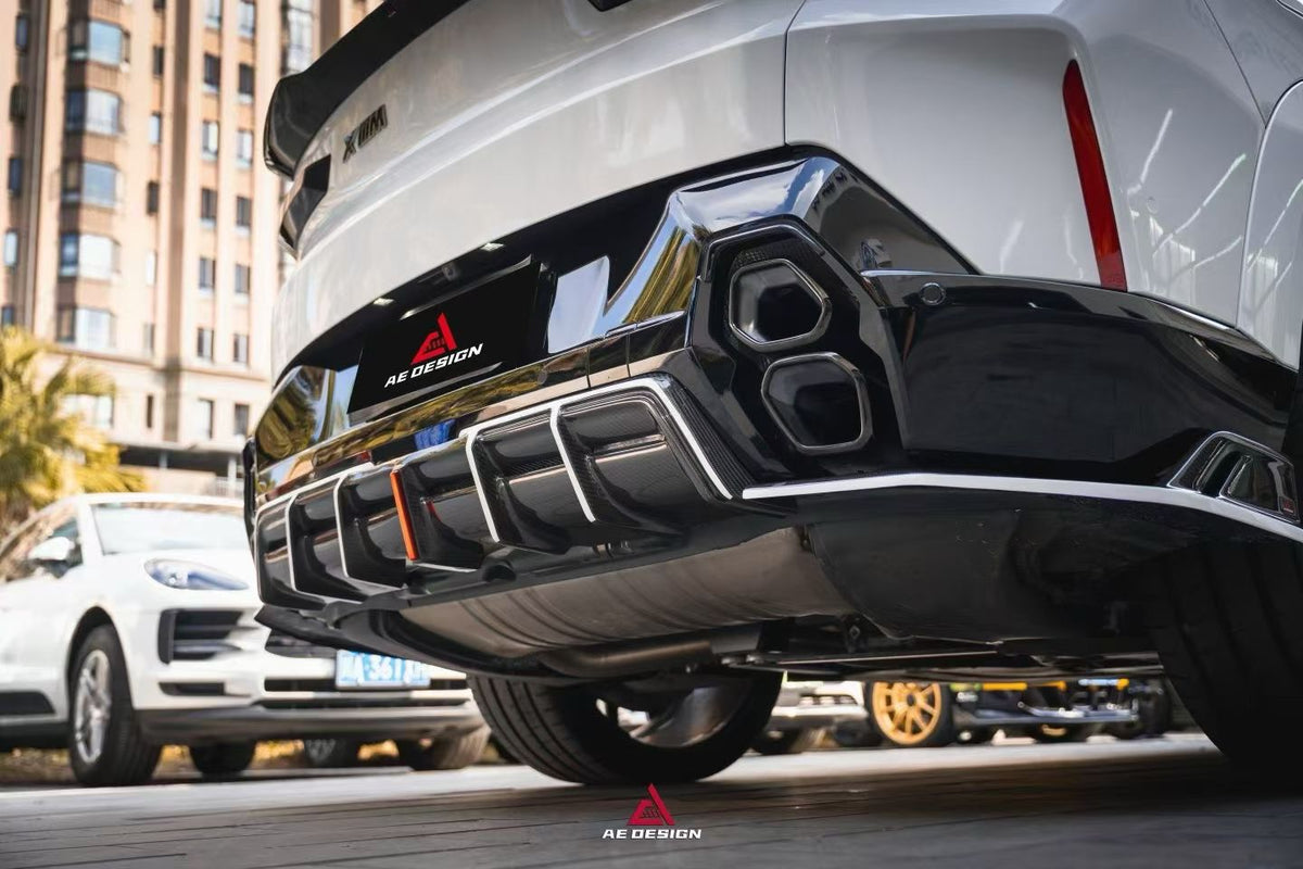 BMW G09 XM Carbon Fiber Rear Diffuser/Canaeds AE Design 2023-2026