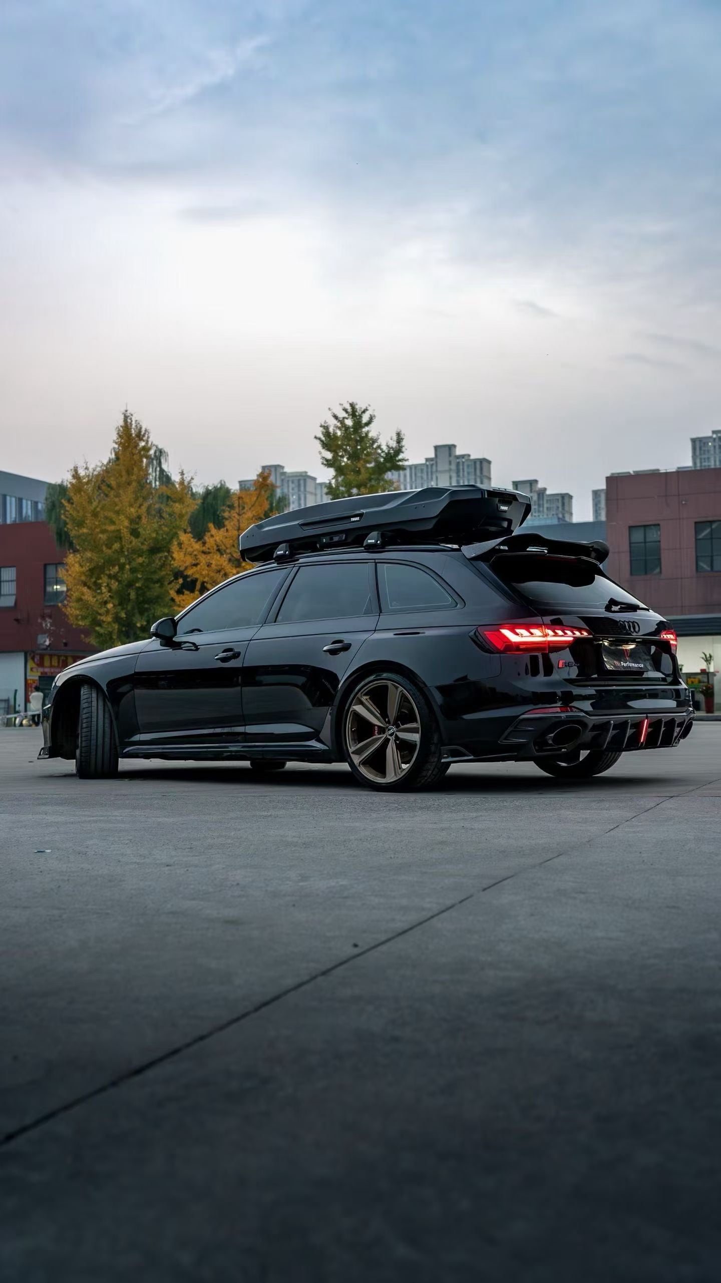 Audi B9.5 RS4 Carbon Fiber Rear Diffuser AE Design 2020-2024 Facelift