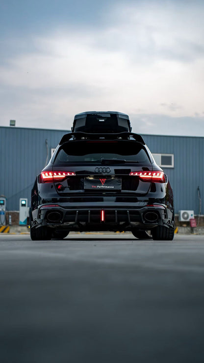 Audi B9.5 RS4 Carbon Fiber Rear Diffuser AE Design 2020-2024 Facelift