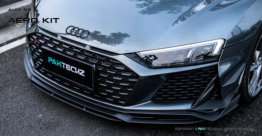 Audi R8 Paktechz Design Carbon Fiber Front Canards 2019-2024