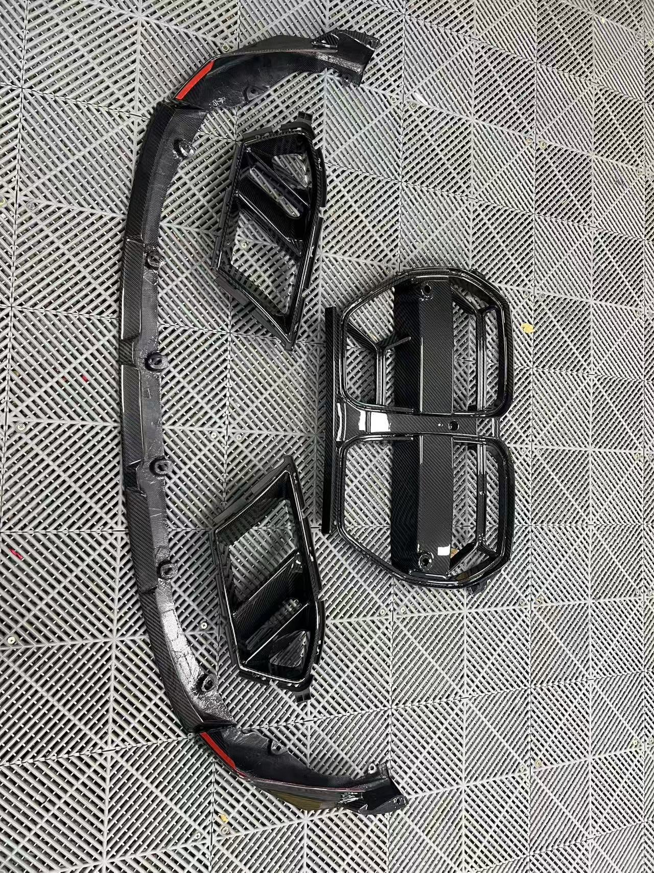 BMW M3 M4 Carbon Fiber MP Style Front Lip 2021-2026 G80 G81 G82 G83