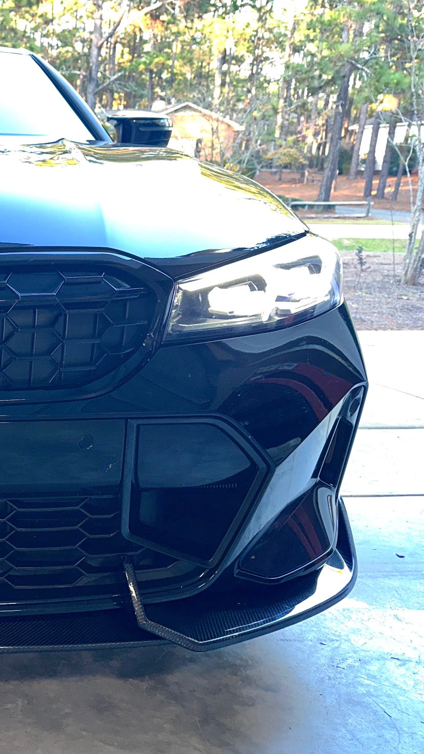 BMW G20 G21 Carbon Fiber Front lip TAKD AO Style 2023-26 M Sport LCI