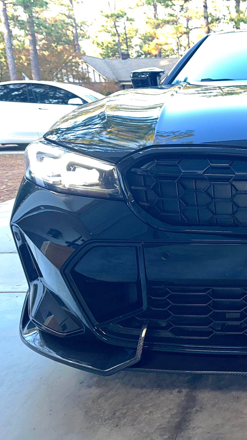 BMW G20 G21 Carbon Fiber Front lip TAKD AO Style 2023-26 M Sport LCI