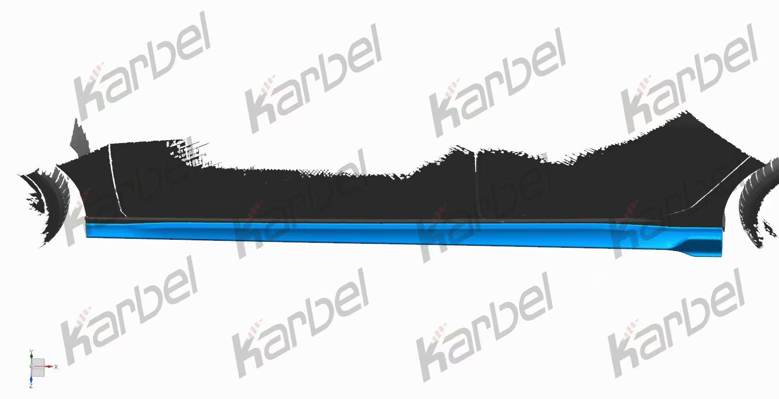 Volkswagen MK8/8.5 Carbon Fiber Side Skirts Karbel Design R/GTI Golf 8