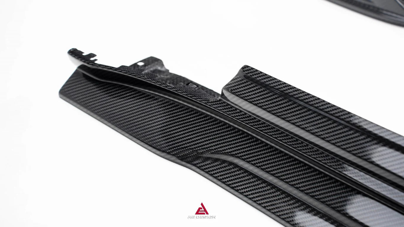 Porsche Panamera 976 Carbon Fiber Side Skirts AE Design 2024-2026