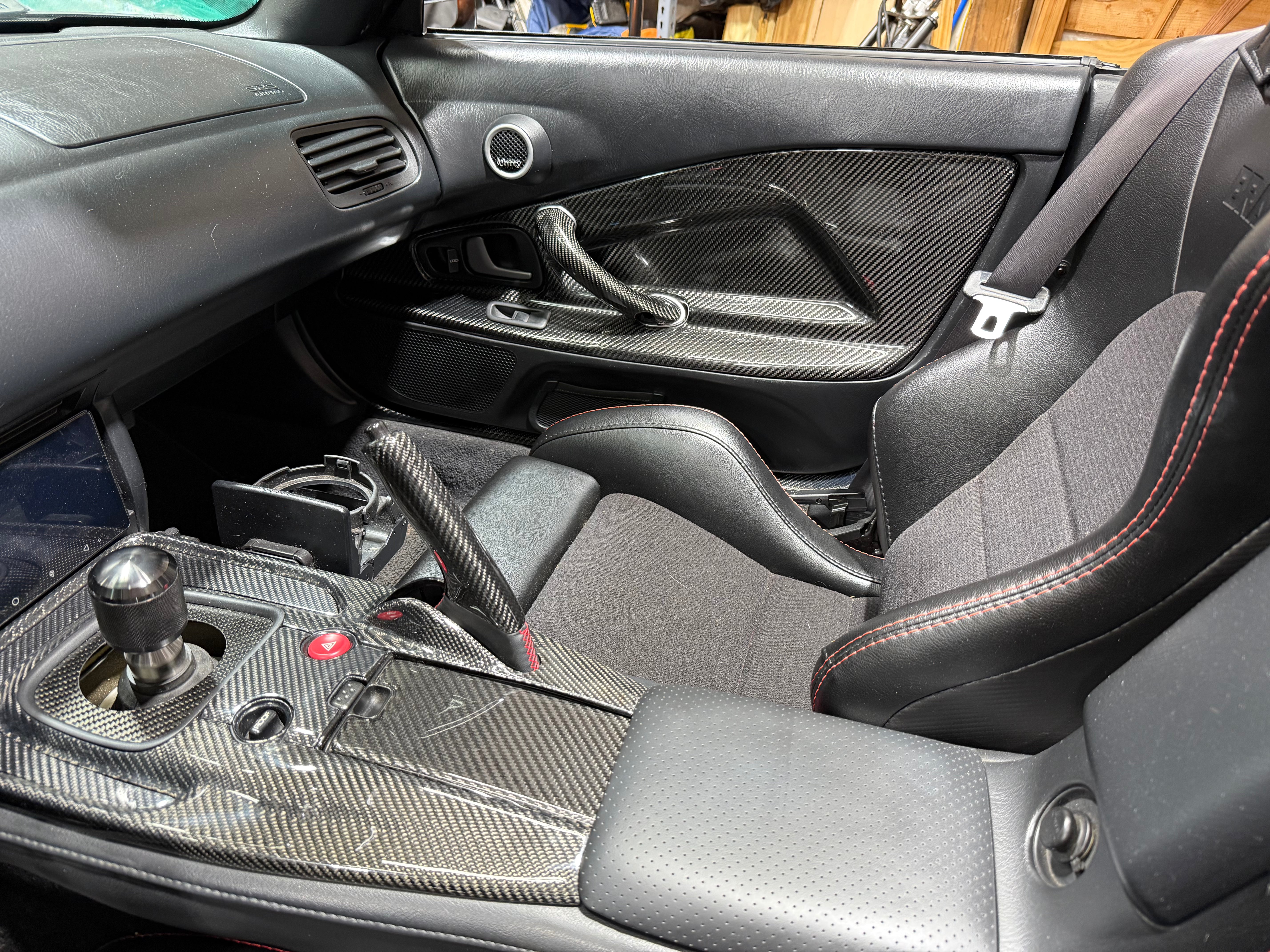 Honda S2000 Carbon Fiber Door Panels/Cards AP1 1999-2003 OEM Replacement LHD/RHD