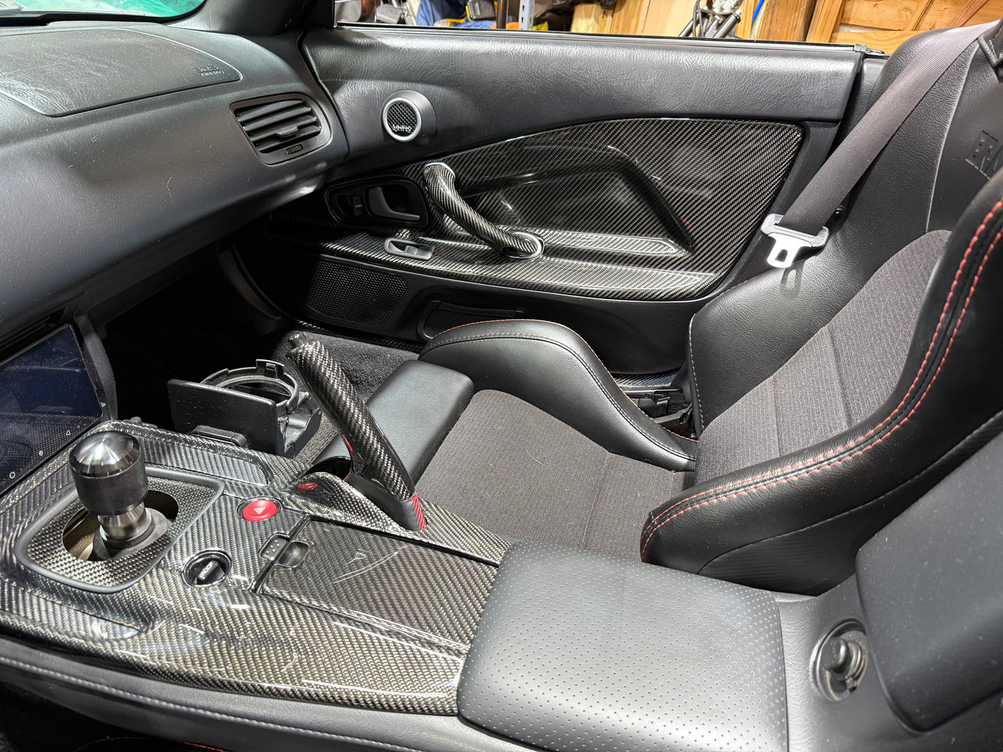 Honda S2000 Carbon Fiber Door Panels/Cards AP1 1999-2003 OEM Replacement LHD/RHD