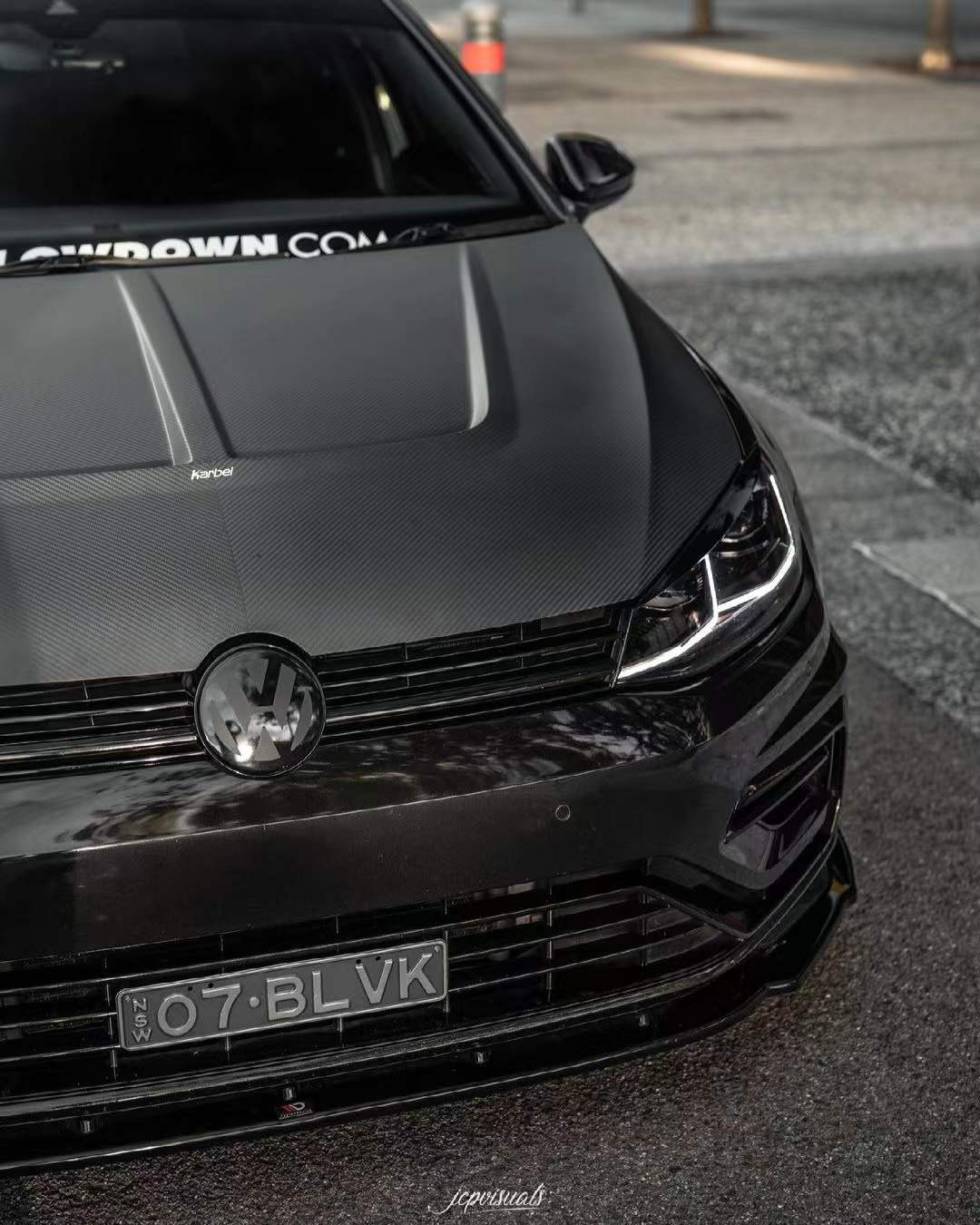 Volkswagen Golf R/GTI Carbon Fiber Hood Karbel Design MK7/7.5 2013-21